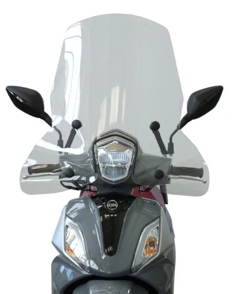 FABBRI parabrezza moto grigio SPORT compatibile con SYM JOYMAX Z 300 2019-2019 FABBRI parabrezza moto grigio SPORT compatibile con SYM JOYMAX Z 300 2019-2019