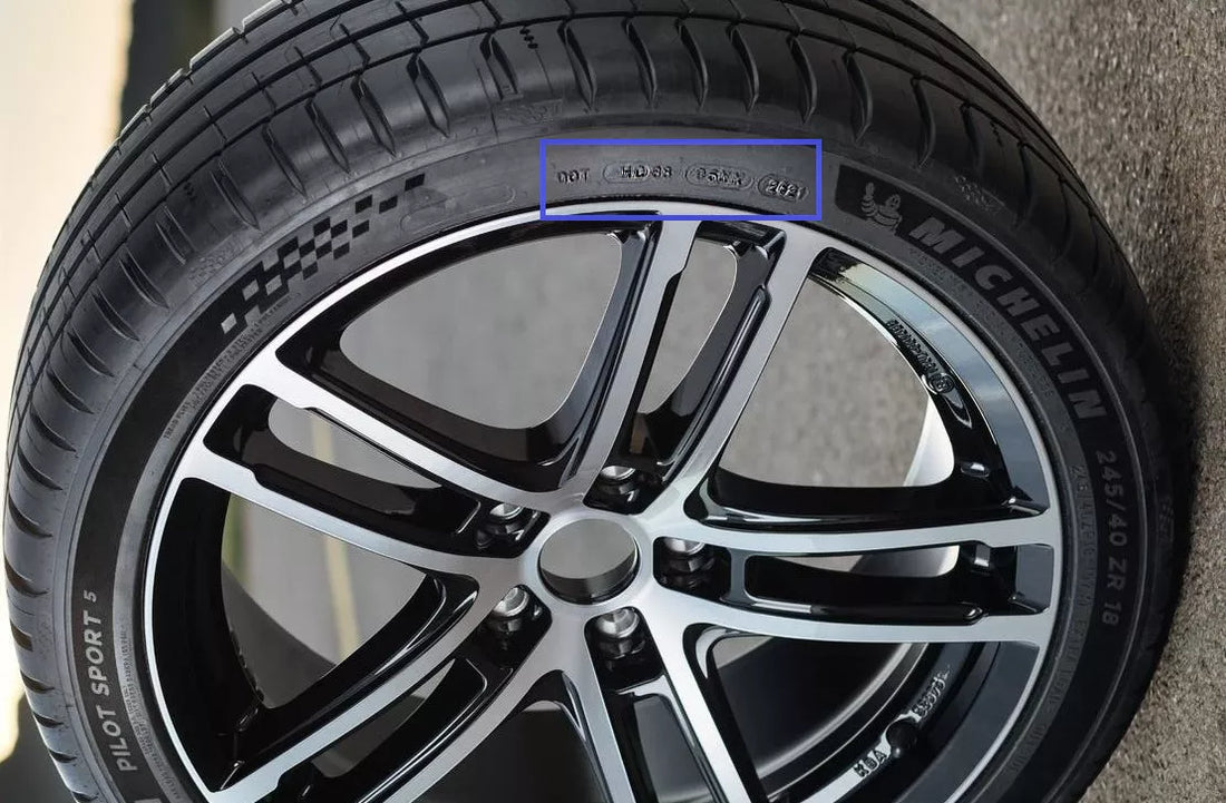 Codice DOT su pneumatico scooter - guida alla lettura della data di produzione