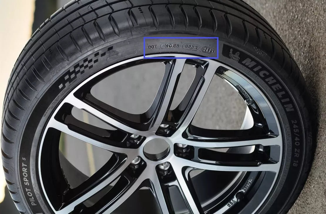 Codice DOT su pneumatico scooter - guida alla lettura della data di produzione